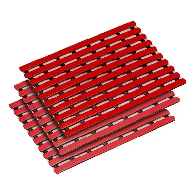 Bädermatte nach Mass, 60 cm, Rot
