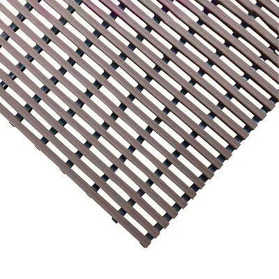 Nassraummatte, antibakteriell, pro lfd. m, braun, Breite 1200 mm EHA