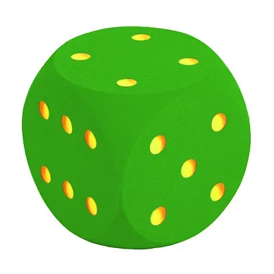 Volley Schaumstoffwürfel, Grün, 30 cm