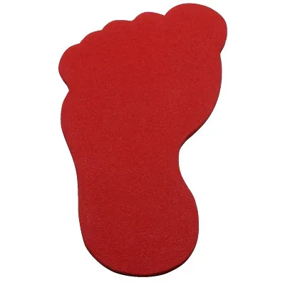 Sport-Thieme Bodenmarkierung, Rot, Fuss, 20 cm