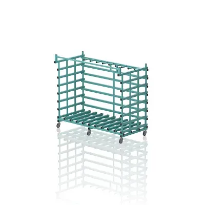 Sport-Thieme Transportwagen für Aqua-Matten by Vendiplas, Aqua, 10 Matten