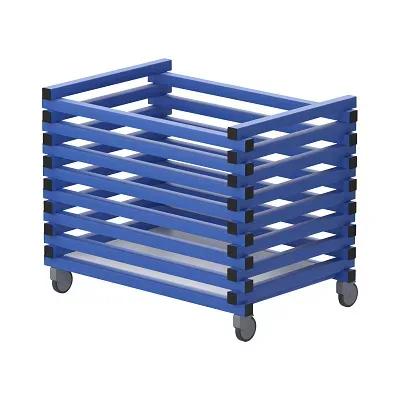 Sport-Thieme Transportwagen by Vendiplas, Blau, Für Kleinteile ohne Deckel