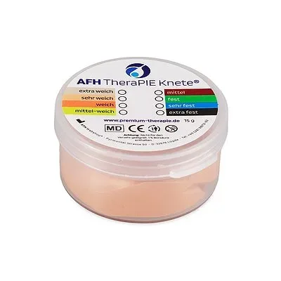 AFH Webshop Therapieknete, Hellbeige, sehr weich, 5x5x2 cm, 15 g