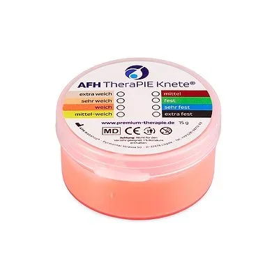 AFH Webshop Therapieknete, Rot, mittel, 5x5x2 cm, 15 g