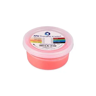 AFH Webshop Therapieknete, Rot, mittel, 8,5x8,5x4 cm, 85 g