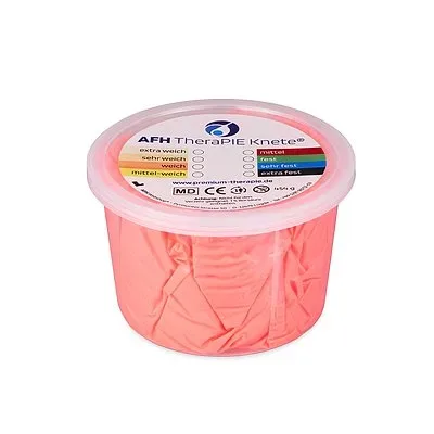 AFH Webshop Therapieknete, Rot, mittel, 12x12x8 cm, 454 g