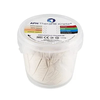 AFH Webshop Therapieknete, Creme, extra weich, 16x16x14 cm, 1,5 kg