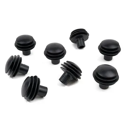 Sportime Abdeckkappen-Set für Kickerstangen, 13 mm