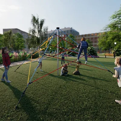 Huck Seilspielgeräte Seilpyramide 