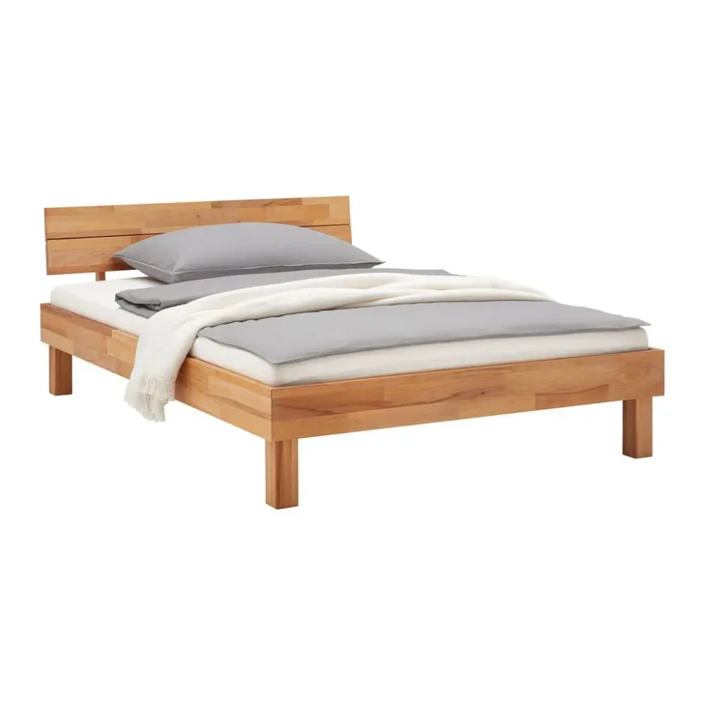 Bett Aus Massiv Holz Ca. 120x200cm 