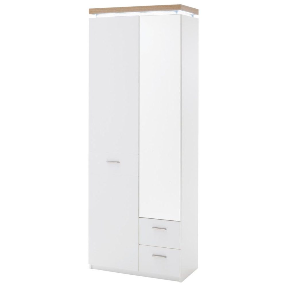 Garderobenschrank Cali In Weiss 75/201/38 cm 