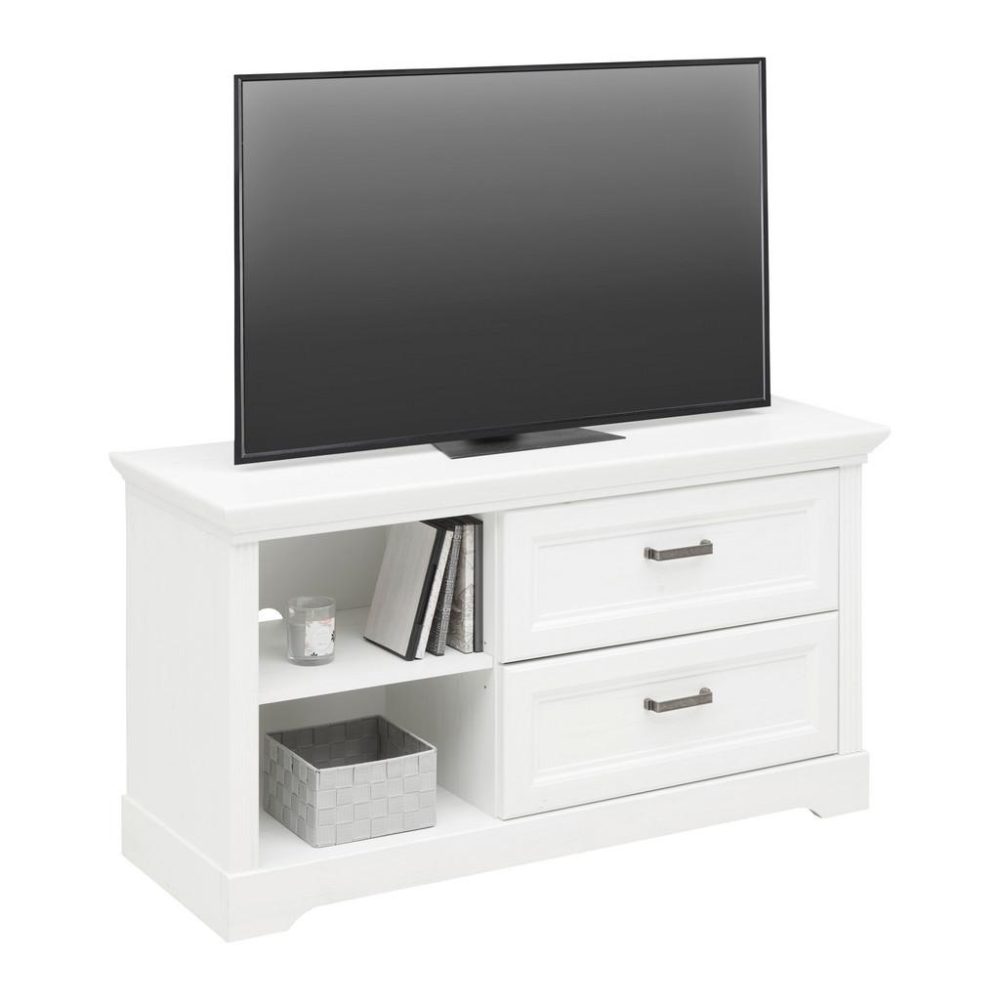 Tv-element In Weiss Weiss 112/60/42 cm 