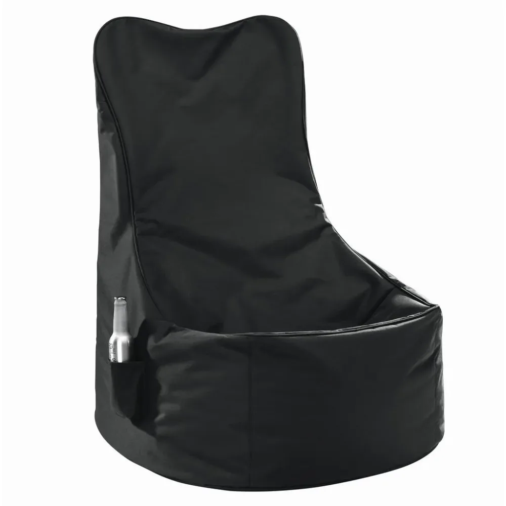 Sitzsack Schwarz/nylon Schwarz Textil 