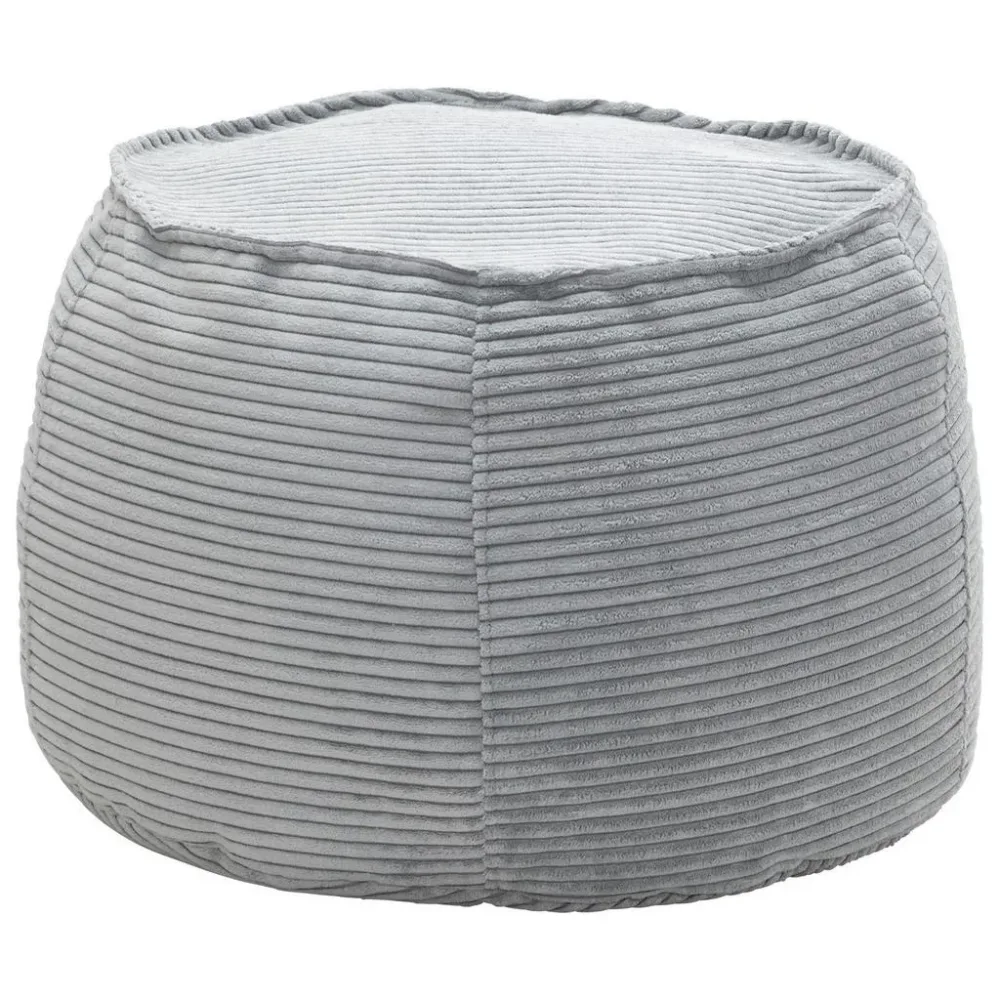 Hocker Lucylla In Grau Grau Textil 