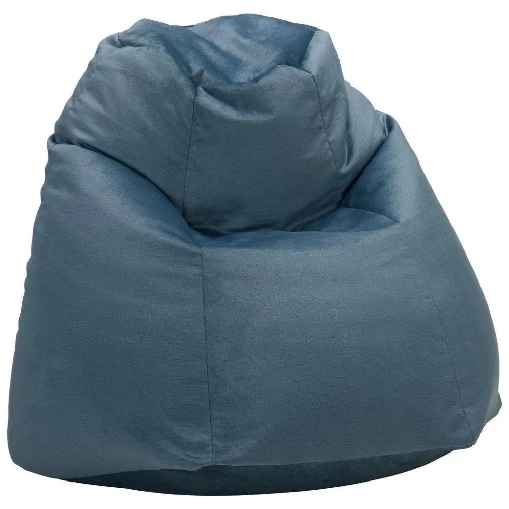 Sitzsack Verona Samt In Türkis Blau Textil 
