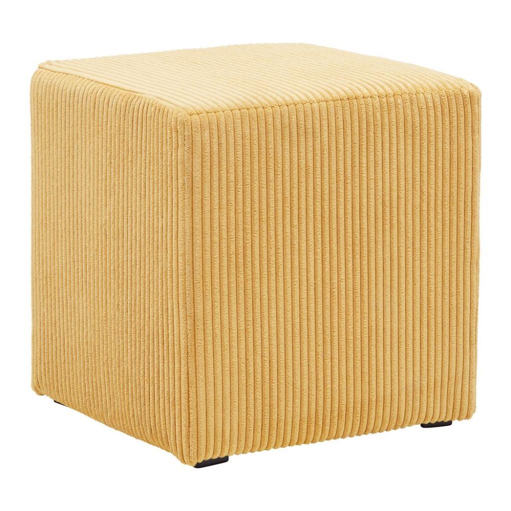 Hocker Bali Cord In Senfgelb Senfgelb Textil 