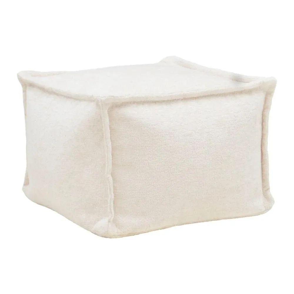 Hocker Cube Mega In Beige Beige Textil 