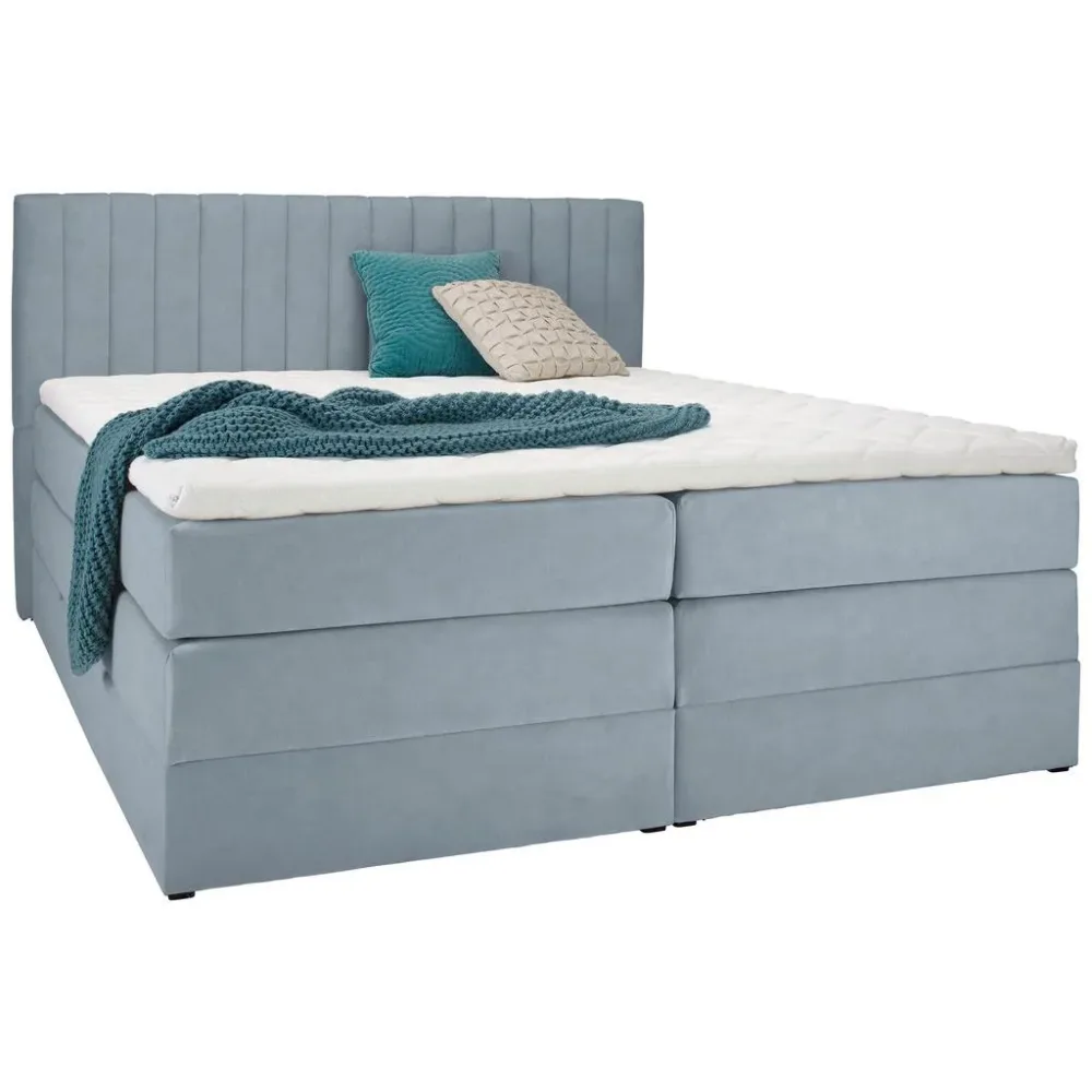 Boxspringbett Simon In Mintgrün Ca. 160x200cm 160/200 cm Mintgrün 