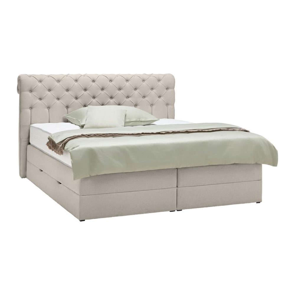 Boxspringbett Belano Beige Ca. 180x200cm 180/200 cm Beige 