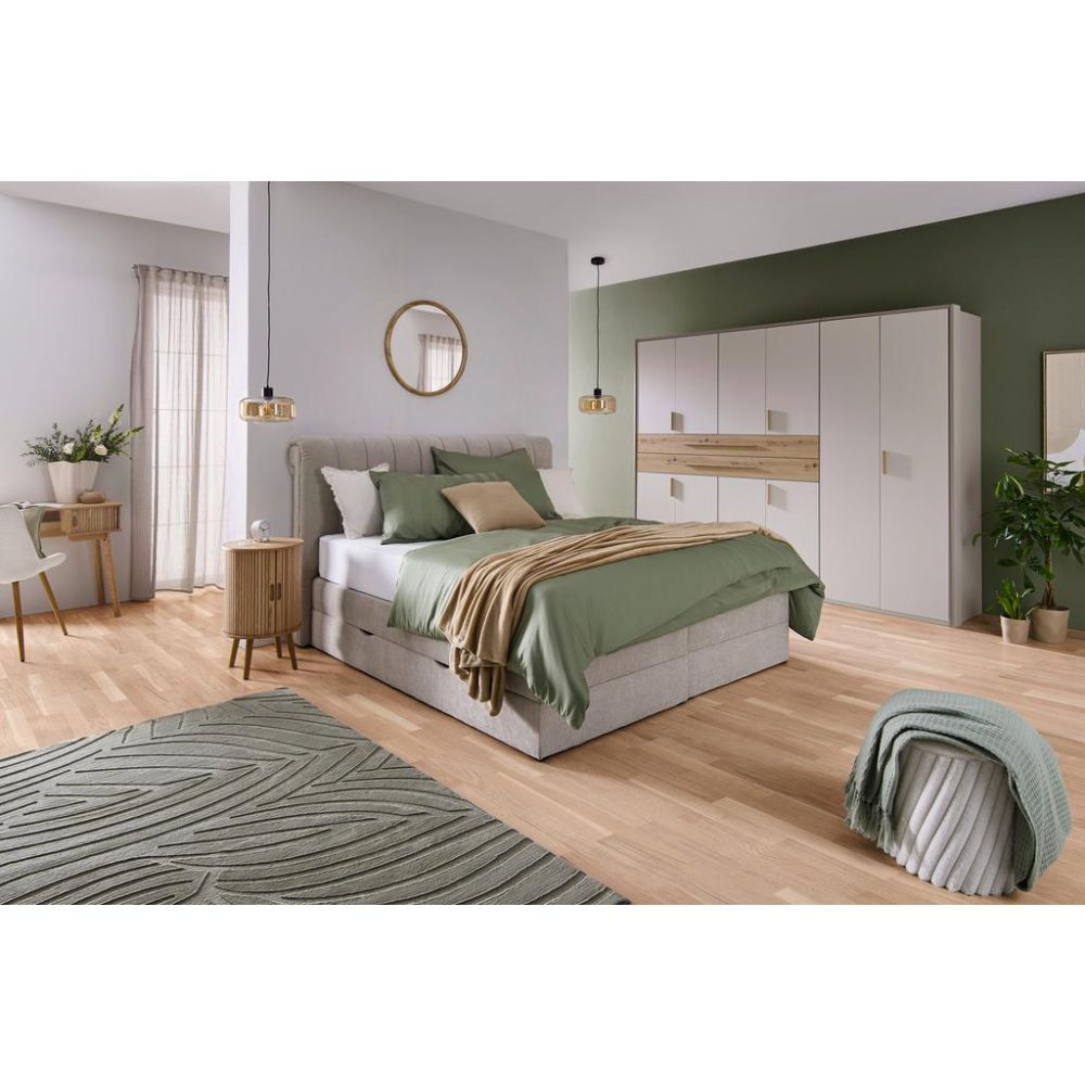Boxspringbett Belano Creme Ca. 180x200cm 180/200 cm Creme 