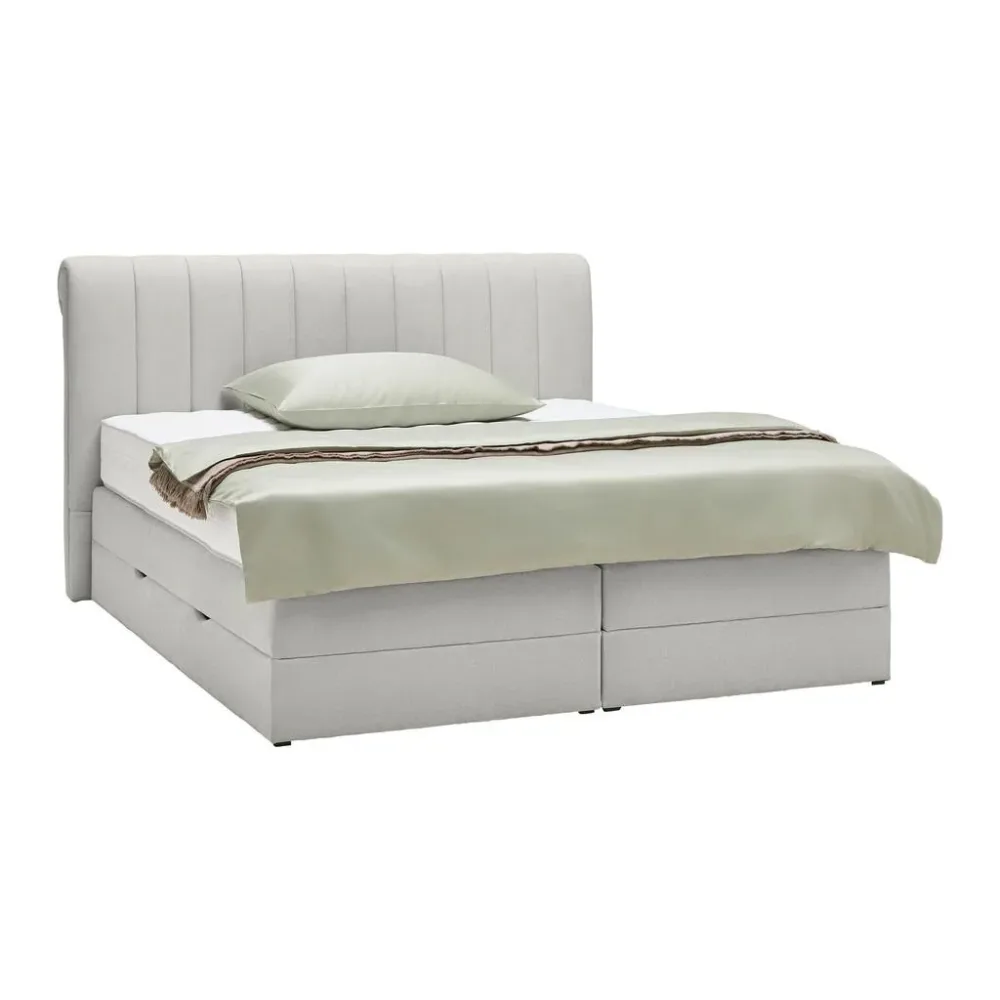 Boxspringbett Belano Grau Ca. 180x200cm 180/200 cm Grau 