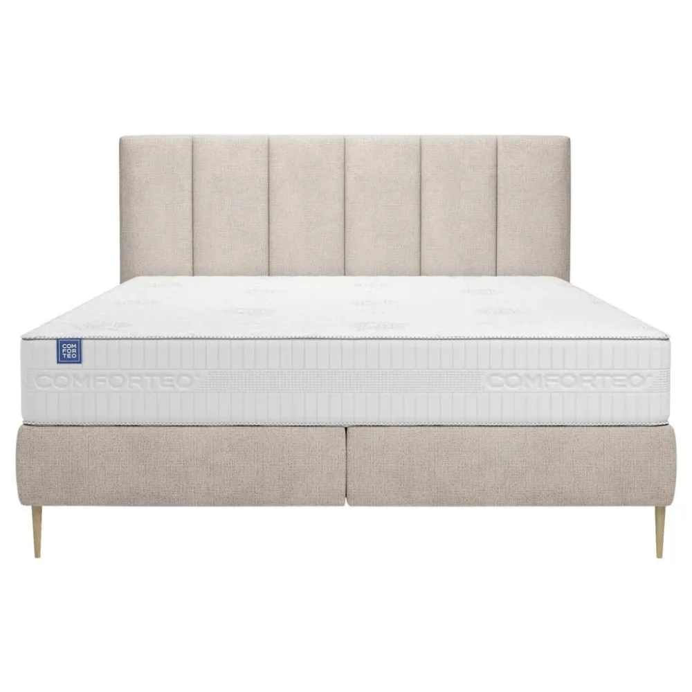 Boxspringbett Positano 160/200 cm Beige 