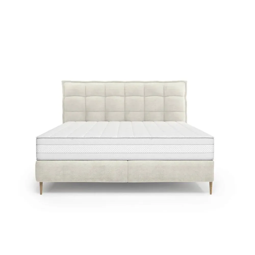 Boxspringbett Portofino 160/200 cm Creme 