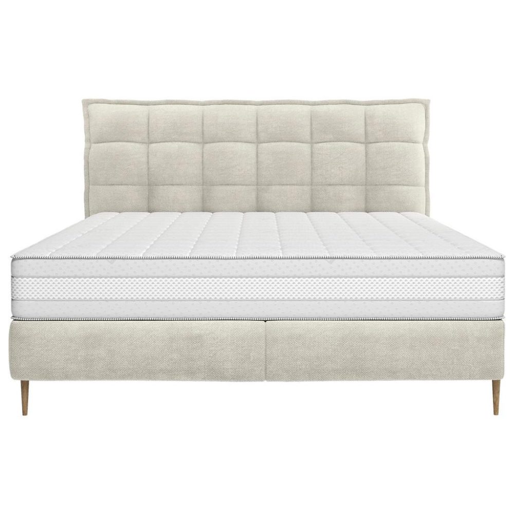 Boxspringbett Portofino 180/200 cm Creme 
