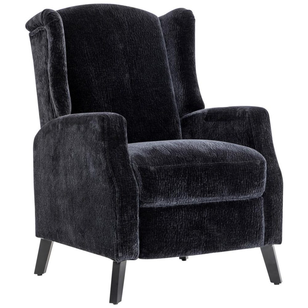 Relaxsessel Cosy -Trend- Holz, Metall, Textil Schwarz 