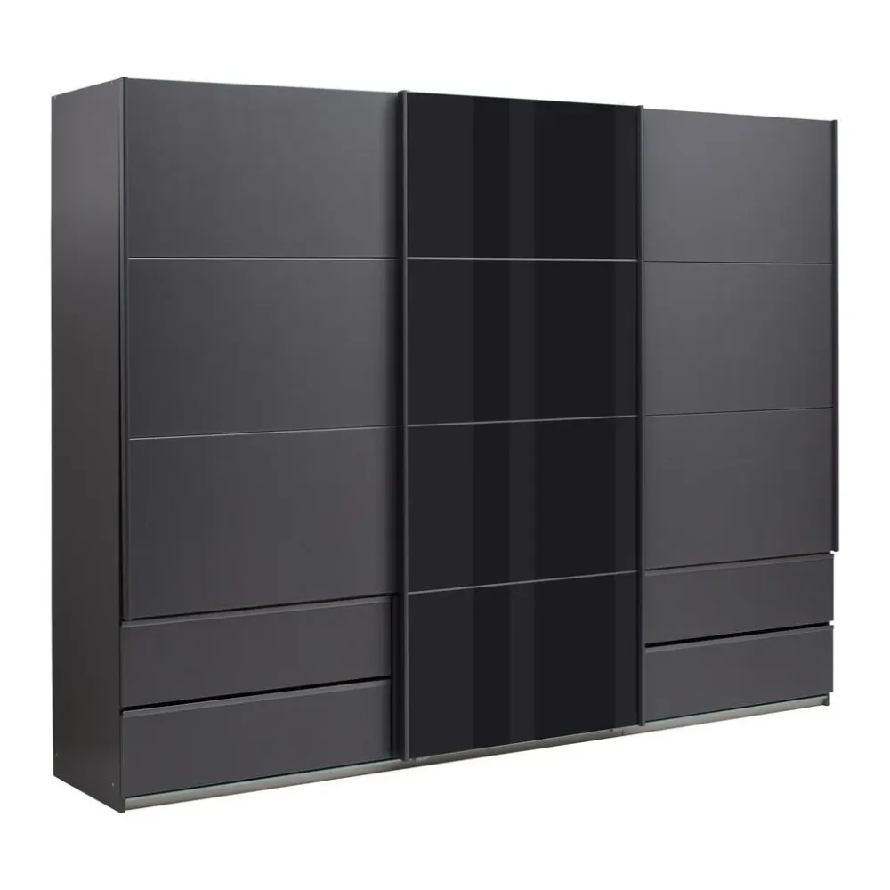 Schwebetürenschrank Elara In Grau 271/210/62 cm Grau 