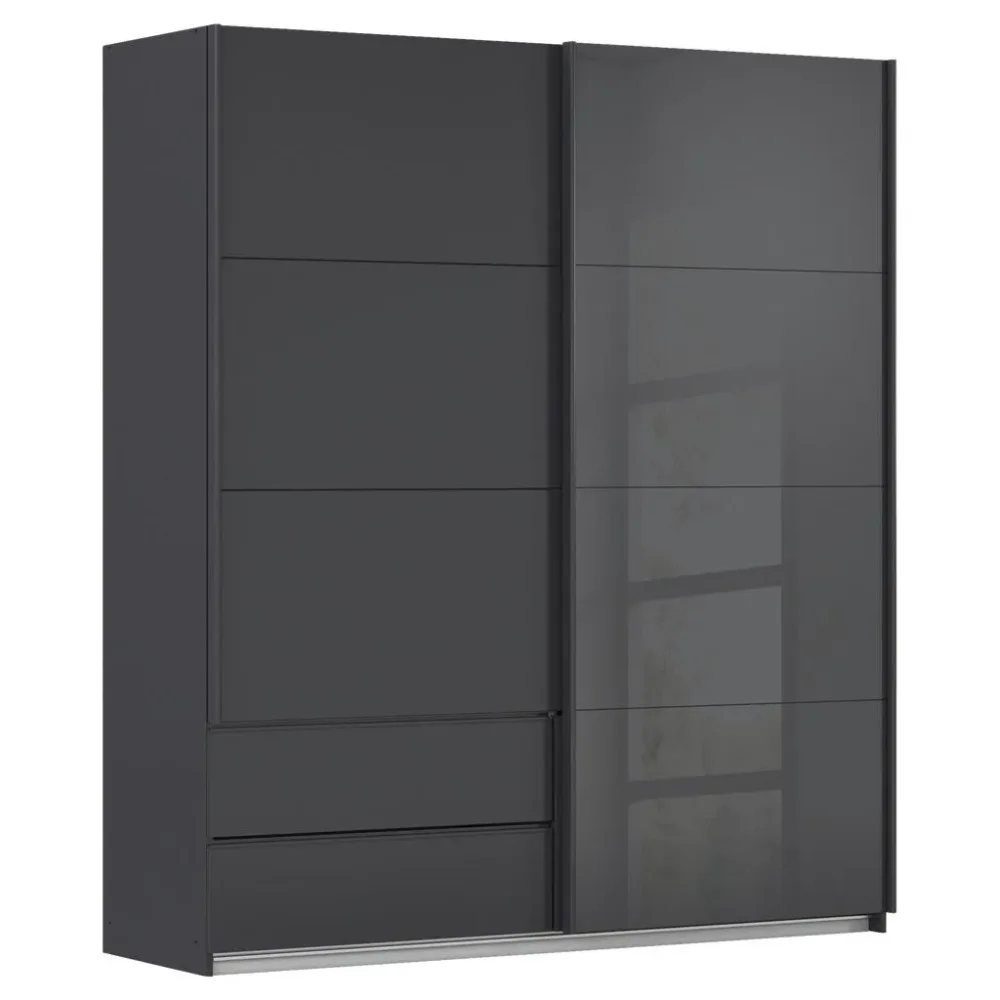 Schwebetürenschrank Elara In Grau 181/210/62 cm Grau 