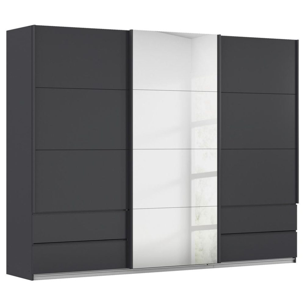 Schwebetürenschrank Elara In Grau 271/210/62 cm Grau 