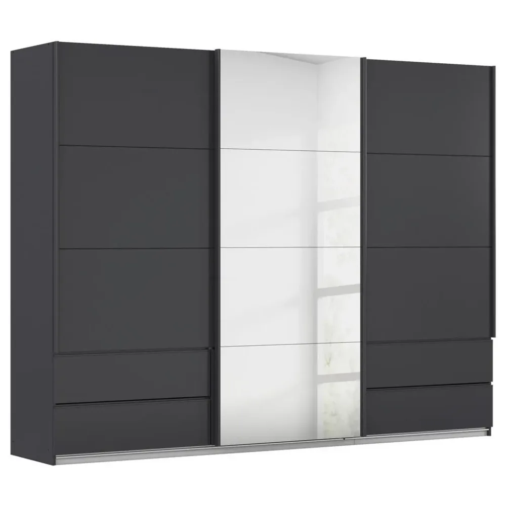 Schwebetürenschrank Elara In Grau 271/210/62 cm Grau 