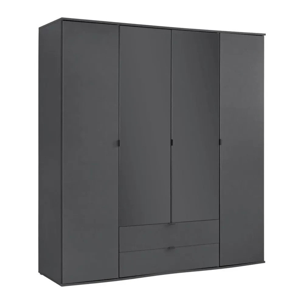 Drehtürenschrank Avila Grau 181/194/53 cm Grau 