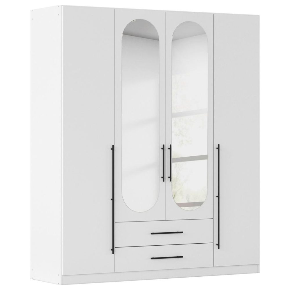 Drehtürenschrank Velora Weiss 181/210/54 cm 