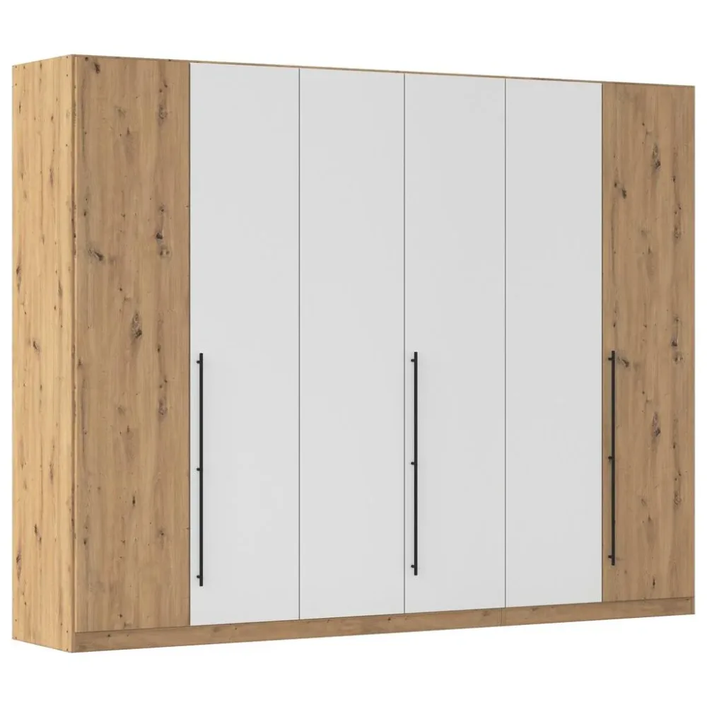 Kleiderschrank Safari Weiss/eiche Artisan Weiss, Eiche Artisan 