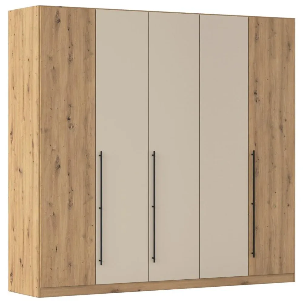 Kleiderschrank Safari Champagner/eiche Artisan Champagner, Eiche Artisan 
