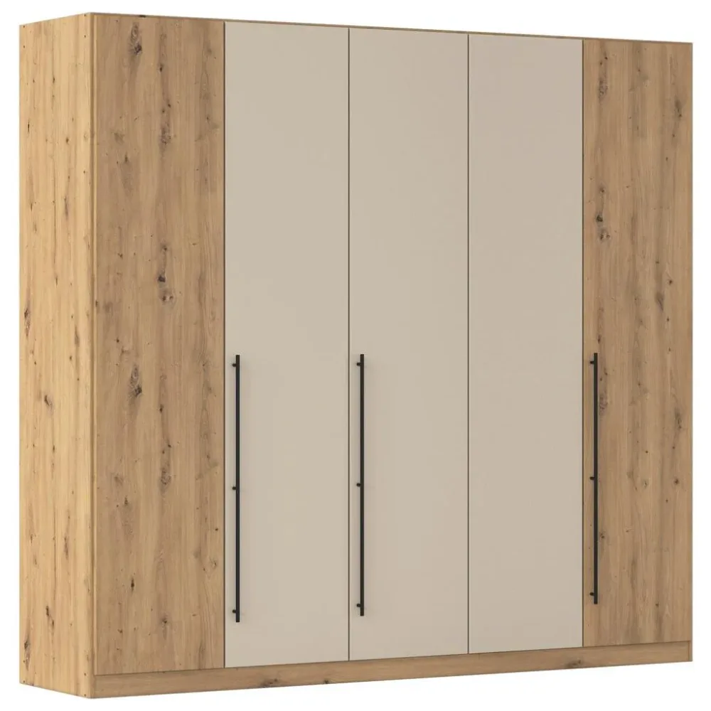 Kleiderschrank Safari Champagner/eiche Artisan Champagner, Eiche Artisan 