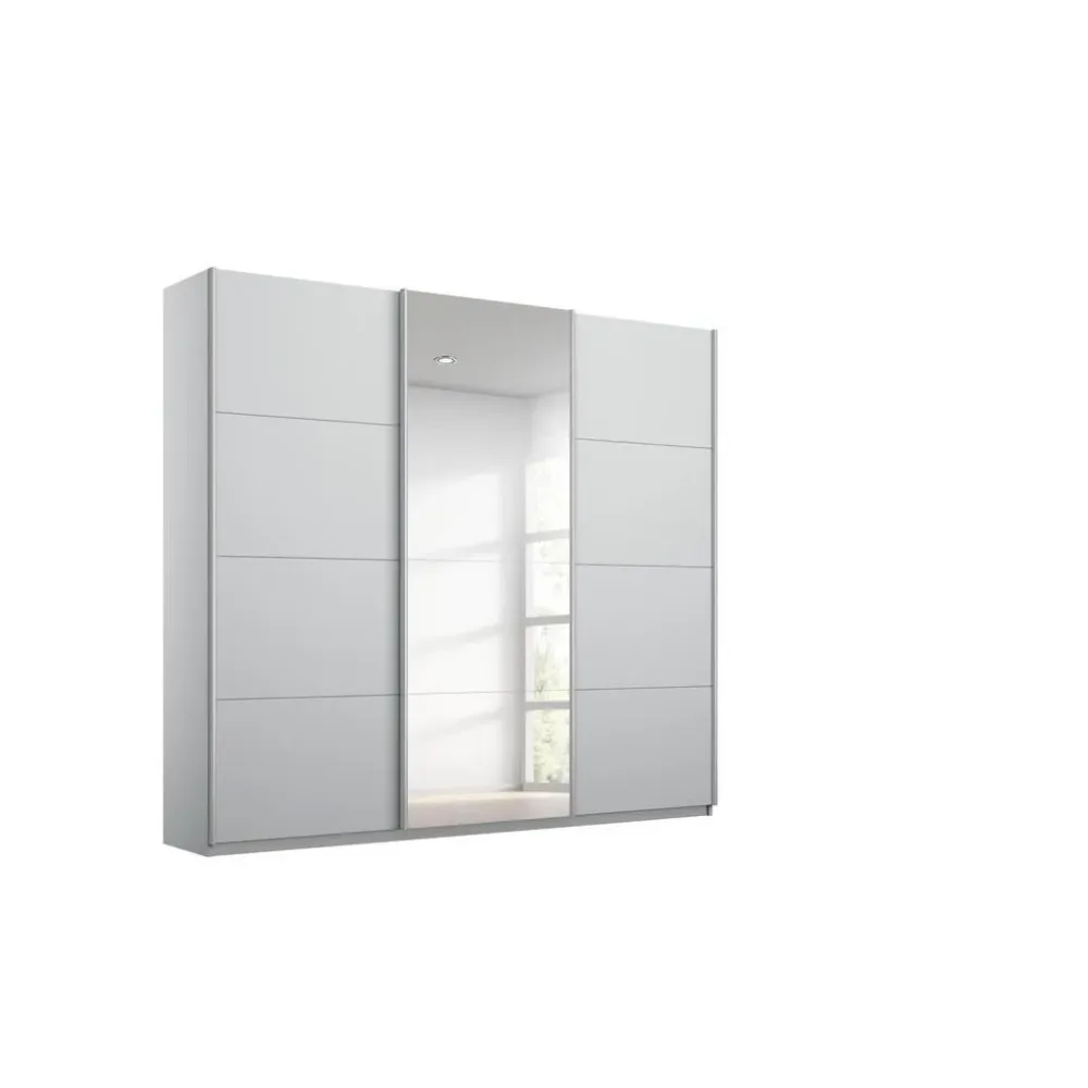 Schwebetürenschrank In Grau Ca. 203x229x62cm 203/229/62 cm Grau 
