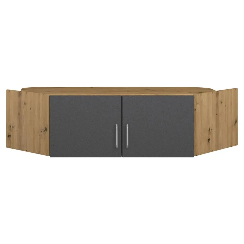 Aufsatzschrank Aalen Grau/eiche Artisan 