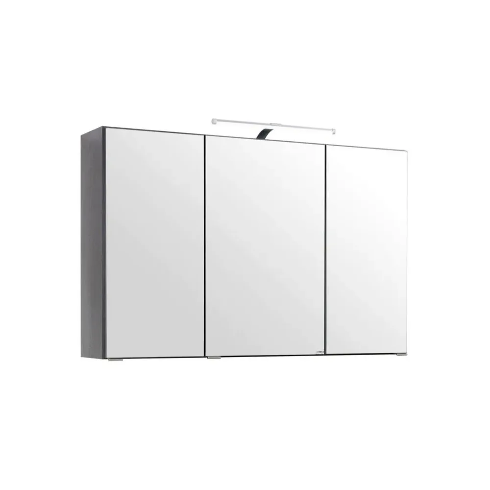 Spiegelschrank Florida In Graphitfarben Mit Led 100/64/20 cm 