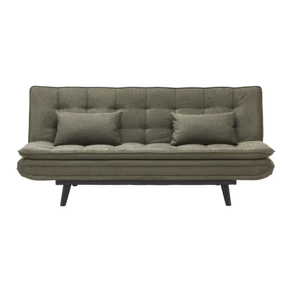 Schlafsofa Sun Grün Grün Holz, Textil 