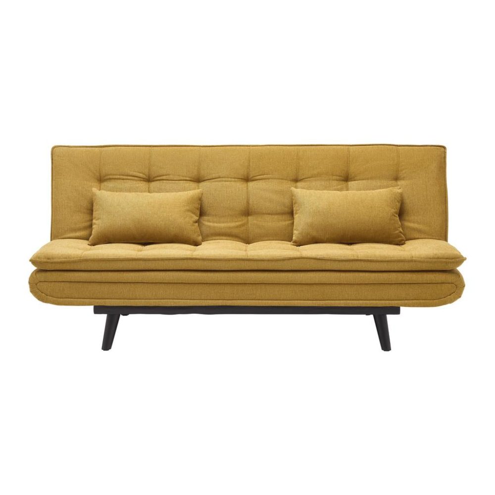 Schlafsofa Sun Gelb Gelb Holz, Textil 