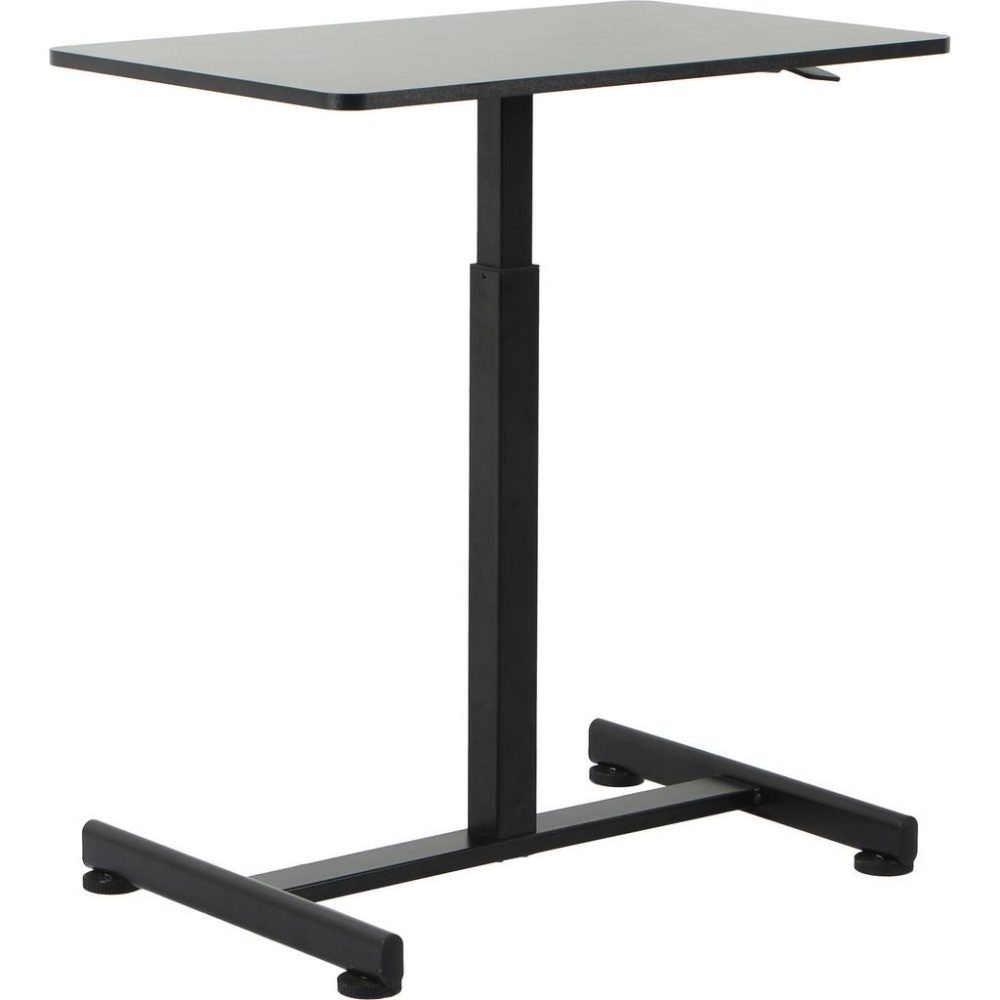 Schreibtisch Danny Schwarz 75/48/75-110 cm Schwarz 