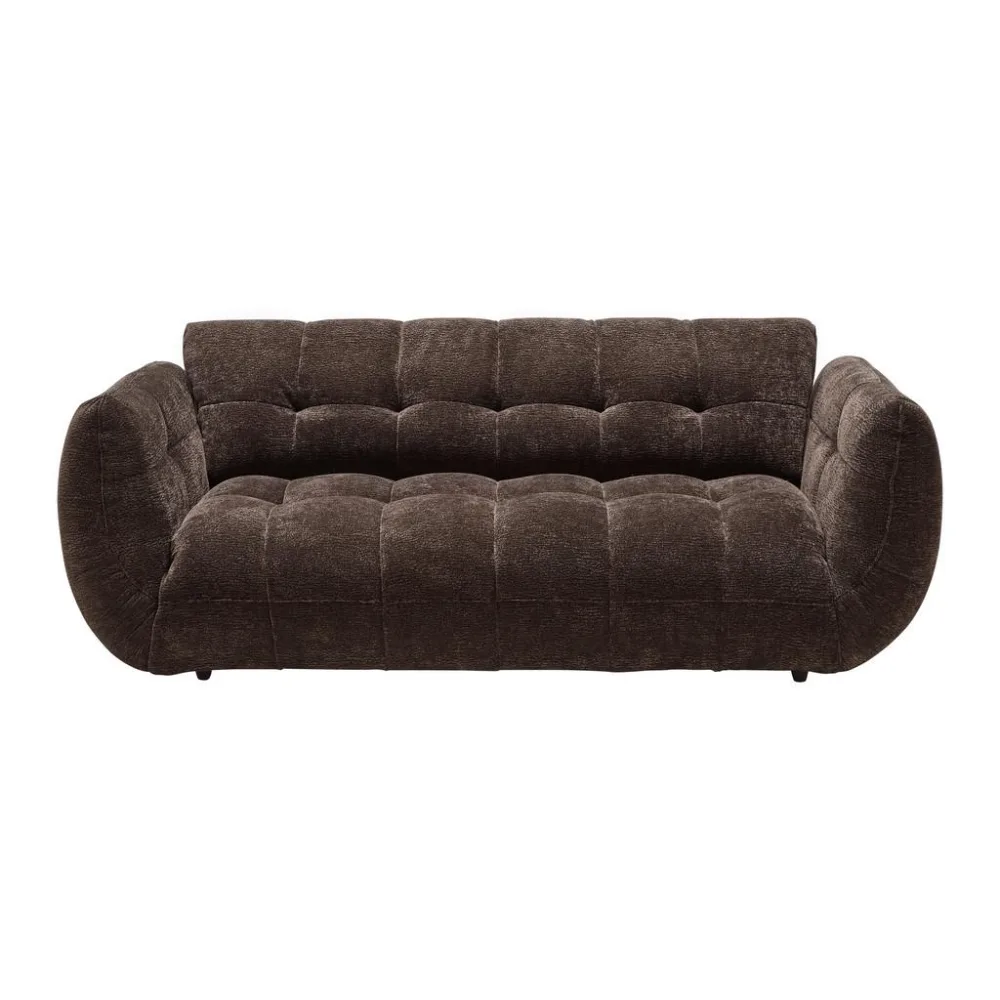Bigsofa Carlos Dunkelbraun Textil Dunkelbraun 