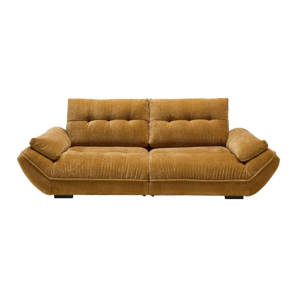 Bigsofa Vivo Goldfarben Textil Goldfarben 