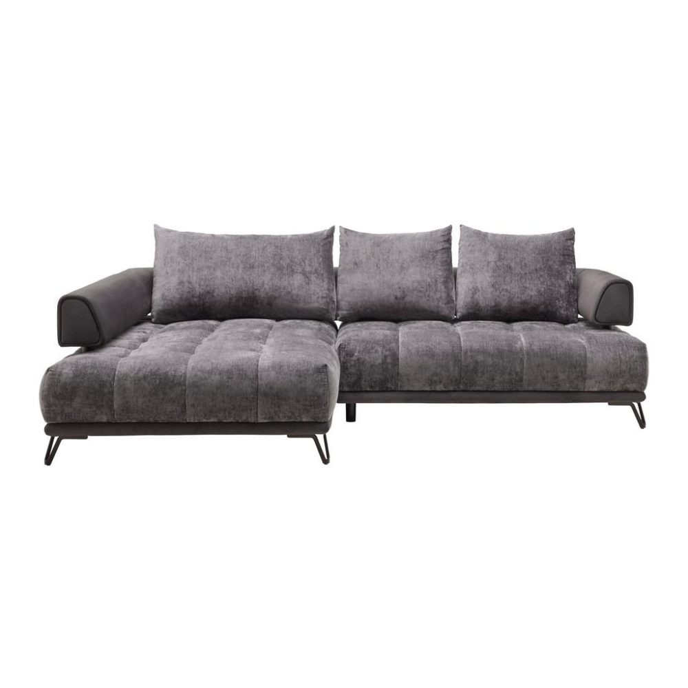 Ecksofa Morgan Graphitfarben Graphitfarben 
