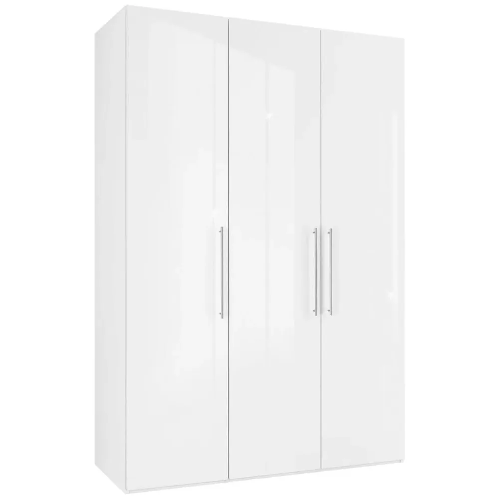 Drehtürenschrank In Weiss 147/219/60 cm Weiss 