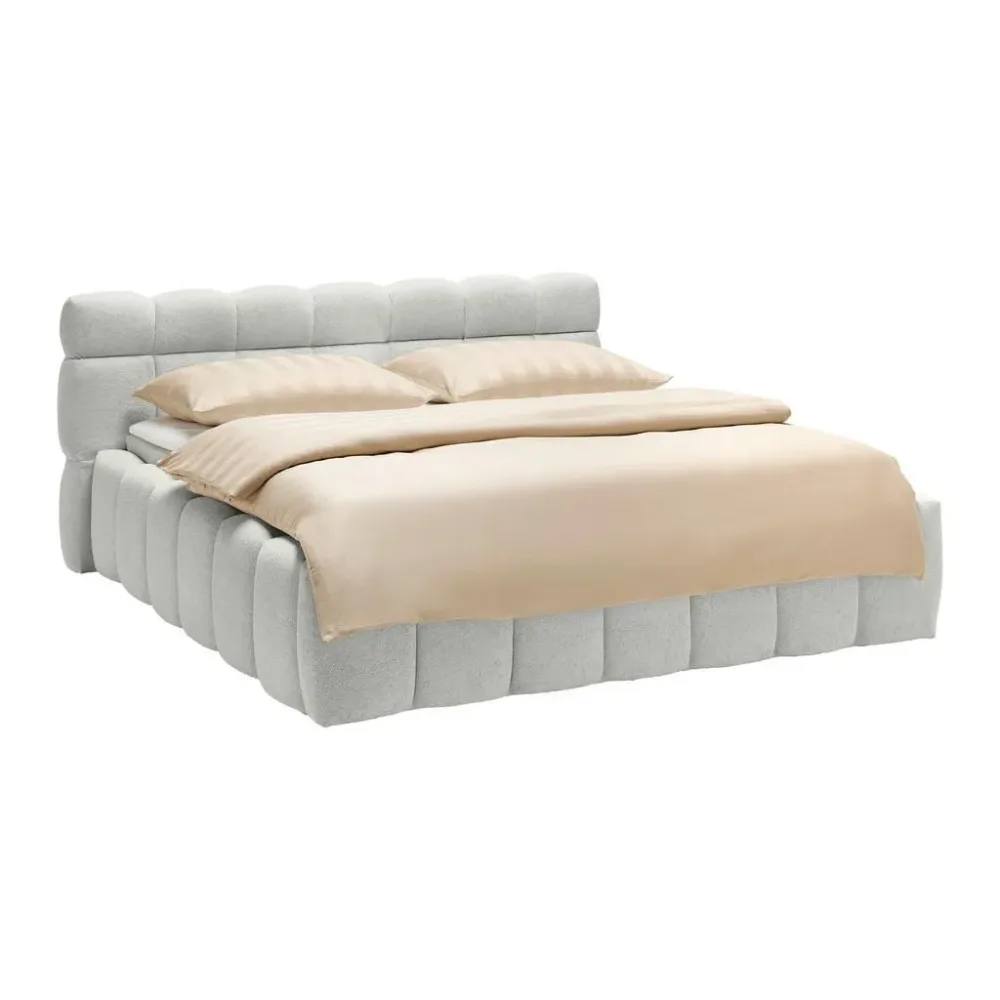 Polsterbett Monte Taupe Ca. 200x200cm 200/200 cm Taupe 
