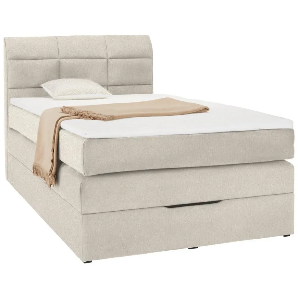 Boxspringbett Runner Beige Ca. 100x200cm 100/200 cm Beige 